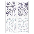 thumbnail image 1 of Kpop Cosplay Demon Hunter Temporary Tattoos Purple Makeup Tattoo Sticker, 1 of 5