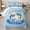 Cartoon Fish 04, variant on Manfei Cartoon Fish Twin Quilt Set for Boys and Girls, Marine Life Print Twin Coverlet Set, 2 Pieces