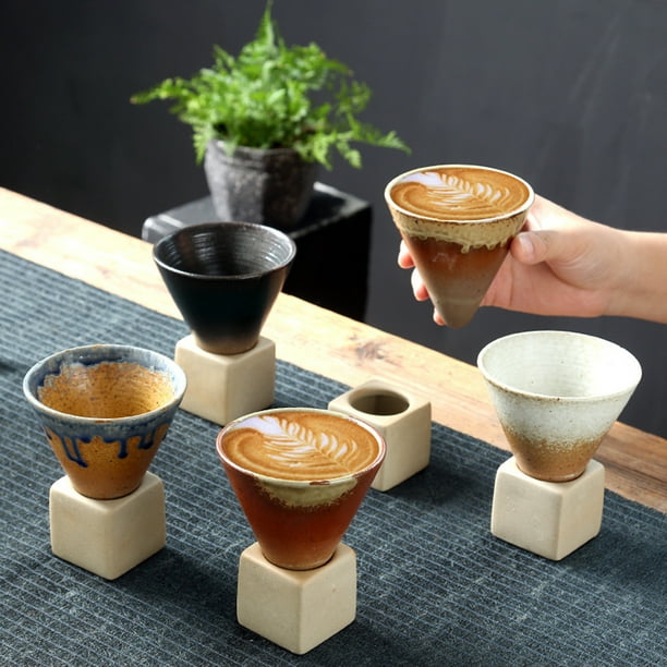 Taza de Cerámica japonesa BuyWeek 200 ml para café con leche compacta liviana