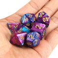 thumbnail image 4 of 7 dados poliédricos para juegos de mesa de rol mazmorras y dragones, 11 Feliz Sencillez, 4 of 5