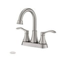 thumbnail image 2 of 4 inch Centerset Bathroom Faucet with Drain Assembly Brushed Nickel, 2 of 5