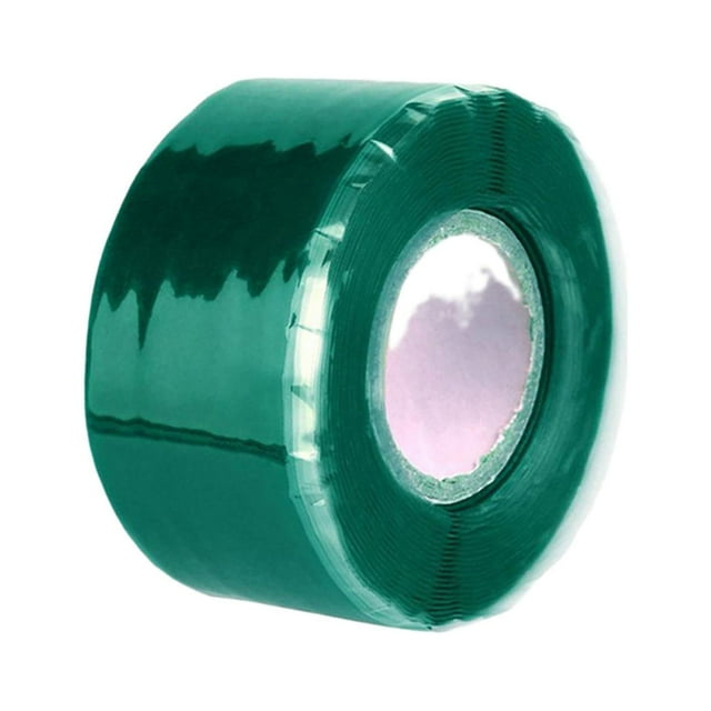jinwen Ruban Adhésif en Silicone Auto-Fusant Intérieur Extérieur Ruban de Réparation de Tuyaux Vert
