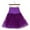 Purple, variant on Idoravan Women's Basic Versatile Skirt Clearance Womens Fashionable Summer Retro High-waisted Gauze Puffy Skirt Party Skirt