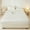 Beige-BG, variant on MMJ Quilted Waterproof Fitted Sheet 150x200cm Cotton Soy Mattress Protector for Bed