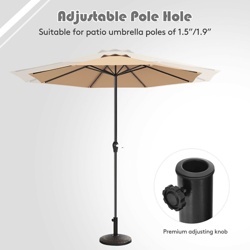 Aimee Lii 27 lbs Patio Market Umbrella Base Stand, Outdoor Umbrella Base Aimee Lii 27 lbs Patio Market Umbrella Base Stand, Outdoor Umbrella Base