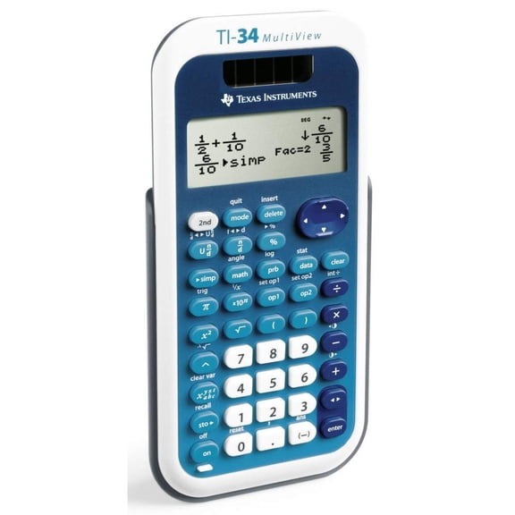 TI-34 MultiView Advanced Fraction Scientific Calculator