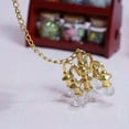 thumbnail image 3 of Dollhouse Miniature Furniture 1:12 Doll House Accessories Mini Lamp Chandelier, 3 of 7