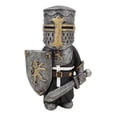 thumbnail image 1 of Estatuilla de caballero medieval, escultura de resina de 12,5 cm con armadura de 5 pulgadas, 1 of 1