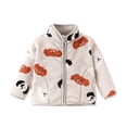 thumbnail image 3 of TAGOLD Kids Winter Coat 2-12 Years Toddler Long Sleeve Thickened Zipper Jacket Warm Winter Outerwear for Boys and Girls, 3 of 5