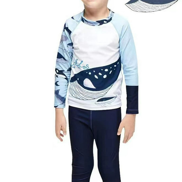 EHQJNJ Boys Swim Trunks with Compression Liner Size 10-12 Toddler Boys  Rashguard Two Piece Swimsuits Kids Long Sleeve Sunsuits Surf Bathing Suit
