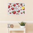 thumbnail image 3 of PinPix 30x20 Custom Cork Bulletin Board Red Apples Poster Board Has a Fabric Style Canvas Finish, Framed in Red Apples, by ArtToFrames (PinPix-1370), 3 of 5