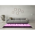 thumbnail image 3 of Ahgly Company Indoor Round Abstract Pink Contemporary Area Rugs, 4' Round, 3 of 4