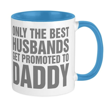 

CafePress - Only The Best Husbands Get Promoted To Mug - Ceramic Coffee Tea Novelty Mug Cup 11 oz