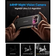 Ulefone Armor 27 Pro 5G Rugged Phone, 64MP 50MP 50MP Triple Real Camera, 24GB 256GB