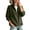 Green, variant on Aboser Women Fleece Jacket Plus Size Plush Coat Spring and Winter Fashion Climbing Jackets Warm Fuzzy Hoodless Outwear Coats with Pockets
