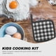 thumbnail image 5 of 1 juego de kits de cocina para niños kits de cocina infantil delantal de niños delantal de cocina para niños, 5 of 6