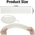 thumbnail image 3 of 8 Pack Drawer Dividers, TRIANU 12.75*7.5 in Adjustable Drawer Organizer for Socks, Underwear, Makeup, White, 3 of 8
