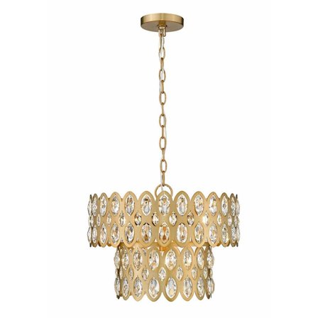 5 Light Pendant-12.25 inches Tall and 15.75 inches Wide Bailey Street Home 372-Bel-4961864