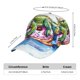 thumbnail image 2 of Balery Alligator Donut Pool Float Gorra de béisbol de tamaño ajustable para correr, entrenar y actividades al aire libre. Gorra de papá para todas las estaciones., 2 of 6