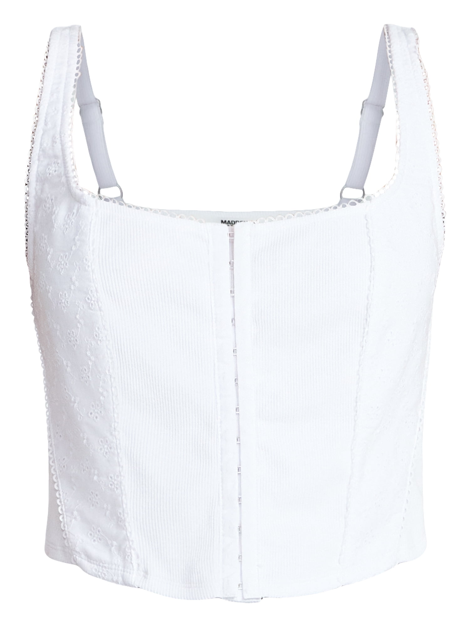Madden NYC Women's Eyelet Corset Top, Sizes XXS-XXL - Walmart.com