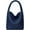 5deep Blue Color, variant on Woven Bags for Women Tote Purse: Vegan Leather Shoulder Handbags - Medium Beach Tote Bags - Handwoven Satchel Underarm Purse