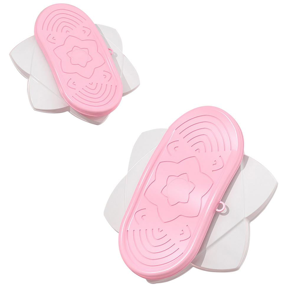 Pink Twisting Waist Disc Bodytwister Ankle Body Aerobic Exercise Foot Exercise Fitness Twister Figure Trimmer Magnet Balance Rotating Board