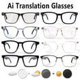 thumbnail image 4 of AI Translation Smart Glasses, 164-Language Real-Time Interpretation, Photochromic Lenses, Built-in Mic & Speaker, HD Calls, Hi-Fi Music, Hands-free Wear for Driving, Cycling, Travel and Gifting, 4 of 13