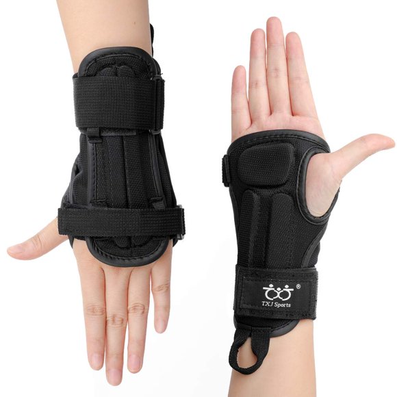 Protège-poignet, Support de Poignet pour Patinage à Roulettes Planche à Neige, Équipement de Protection pour Adultes/enfants/jeunes (1 Paire)