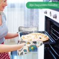 thumbnail image 2 of Yayeee Pot Holders Kitchen Heat Resistant with Pocket 7"x9.8" Cotton Oven Cooking Hot Pads, Beige School, 2 of 7