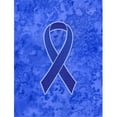 thumbnail image 1 of Carolines Treasures AN1202CHF Dark Blue Ribbon For Colon Cancer Awareness Flag Canvas House Size, 1 of 4