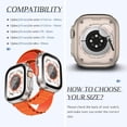 thumbnail image 2 of HAHDAXIA 2-Pack Waterproof Case for Apple Watch Ultra Ultra2 Screen Protector 49mm, 360 Protective Glass Face Cover + Back Bumper for iWatch Ultra Ultra2 Accessories 49 mm Titanium/Titanium, 2 of 7