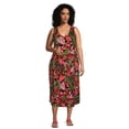 thumbnail image 3 of Terra & Sky Women's Plus Size Swing Tank Dress, 3 of 6