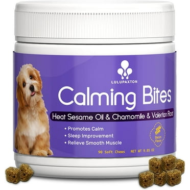 15 in 1 Dog Multivitamins and Supplements, Dog Hip and Joint Supplement, Dog Calming Treats - Immune Boost, Skin Health and Dog Pain Relief, Promote Calm, Relief Anxiety & Stress, Bacon Flavor, 90 CT