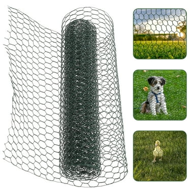 Omeite Green coating plastic coated fence hexagonal wire mesh (40cm*200cm)