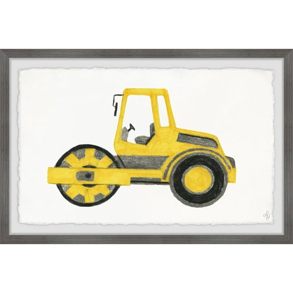 Marmont Hill Road Roller Truck Framed Wall Art