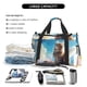 thumbnail image 5 of Fotbe Blue Sky Winged Cat Bolsa de Viaje con Estampado, Bolsa de Fin de Semana para Mujer con Compartimento para Zapatos, Bolsa de Gimnasio con Bolsillo Húmedo, 5 of 7
