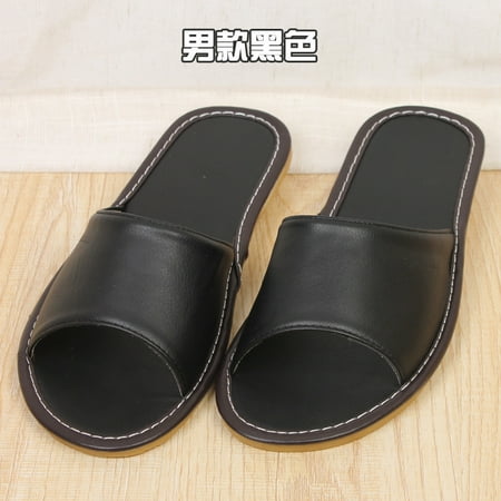 

slippers summer women‘ indoor couple non-slip pu slippers home men‘ sandals