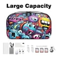 thumbnail image 3 of Graffiti Cable Organizer Waterproof Oxford Cloth Travel Case, PC Case, Cable Organizer Bag, Cable Organizer Desk, Electronic Digital Products Storage Case 5.9x9.44x3.14 in, 3 of 6