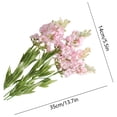thumbnail image 3 of Fake Hyacinth Flowers Bouquet Set of 5, Silk Artificial Hyacinths with Flexible Stems for Home Decor, Dining Table Centerpieces, Bedroom, Wedding Arrangements, 3 of 6