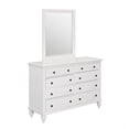 thumbnail image 1 of Home Styles Bermuda Commode à Tiroirs 8 et Miroir en Blanc Brossé, 1 of 2