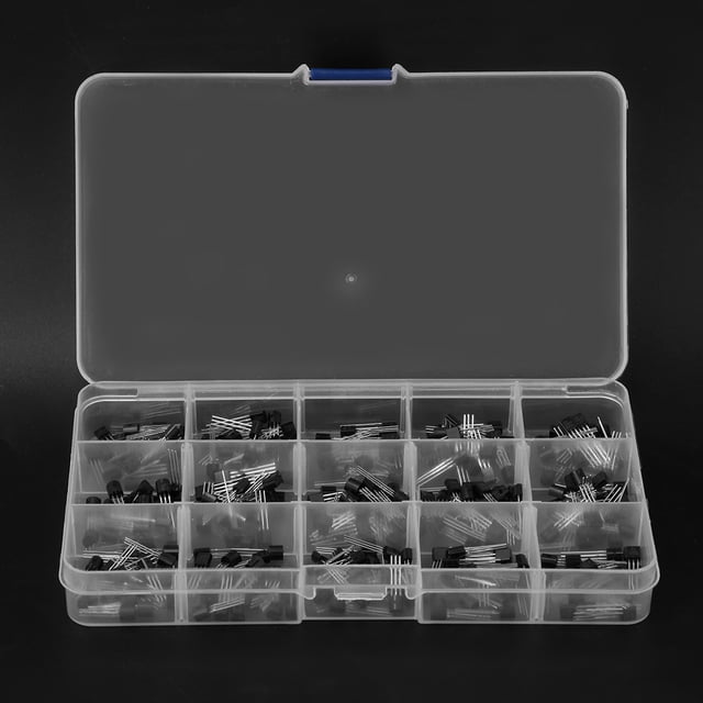 Transistor, 300 Pcs 15 Triodes Assorties Kit de Triodes Assorties Technologie de Pointe