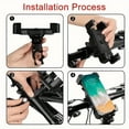 thumbnail image 4 of Motorcycle Phone Mount Auto Lock Military Anti-Shake Bike Phone Holder, 4 of 5