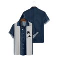 thumbnail image 4 of Men's Hawaiian Printed Button Short Sleeve Shirts Men's Casual Fashion Short Sleeve Shirts 4XL, 4 of 4