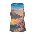 thumbnail image 5 of Easygdp Cherry Blossoms Men's Tank Top, Sleeveless Muscle T Shirts, Breathable, Quick-Dry, Loose for Gym, Running, Fitness - 4X-Large, 5 of 9