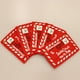 thumbnail image 5 of Set de sobres de Navidad Pack de 3 adornos colgantes no tejidos | Decoraciones para el árbol de Navidad rojo | Titular de la tarjeta regalo | Decoración para fiestas de boda | 8x12,5cm, 5 of 9