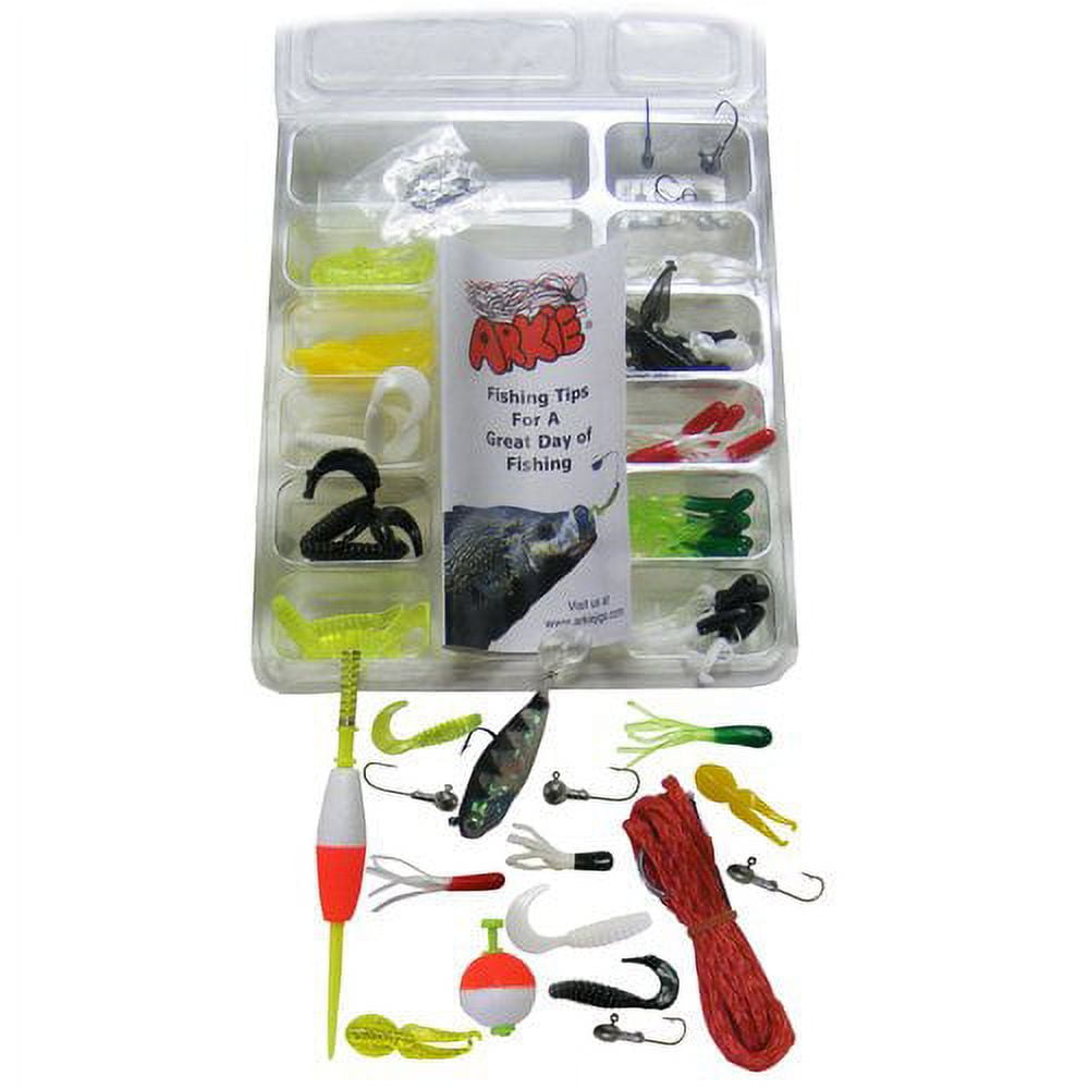 airex fishing lures Fish Snax This kit contains a combination of bass and panfish lures Arkie Lures Fishing Kit for