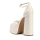 thumbnail image 2 of Sandalias de Tacón DREAM PAIRS Plataforma y Tacón Cuadrado para Mujer Beige, 2 of 5