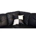 thumbnail image 7 of Hassch Futon 3 PC Sectional Sofa Set with Storage Ottoman,Black, 7 of 7