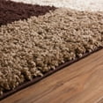 thumbnail image 2 of Shaggy Cubes Brown Plush Shag Modern Geometric Blocks & Squares 2x3 (2' x 3') Area Rug Easy to Clean Stain/Fade Resistant Thick Soft, 2 of 6