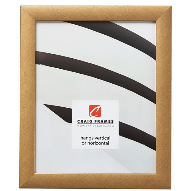 Craig Frames Picture Frame 12x16 Inch Distressed Gold Walmart Com